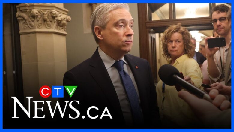 Finance Minister Champagne holding ‘strategic’ partnership talks in Europe