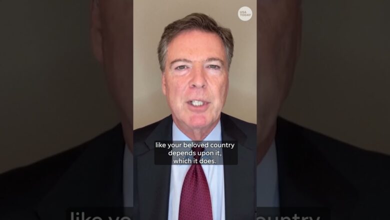 Former FBI Director James Comey reacts to his indictment #Shorts