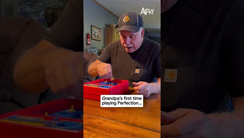 Grandpa’s first time playing Perfection