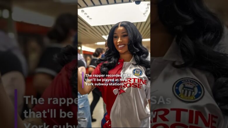 Hear Cardi B’s PSAs for New York subway riders #Shorts