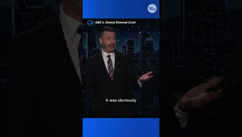 Jimmy Kimmel defends free speech in emotional return to air #Shorts