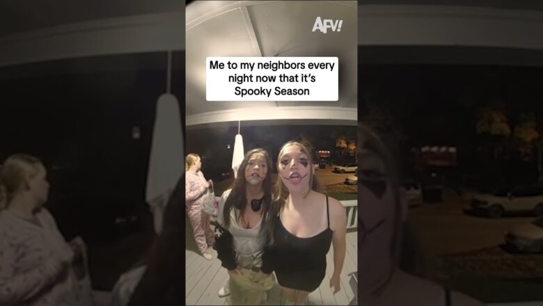 Me to my neighbors every night now that it’s Spooky Season