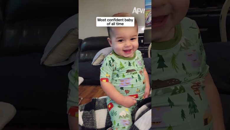 Most confident baby of all time