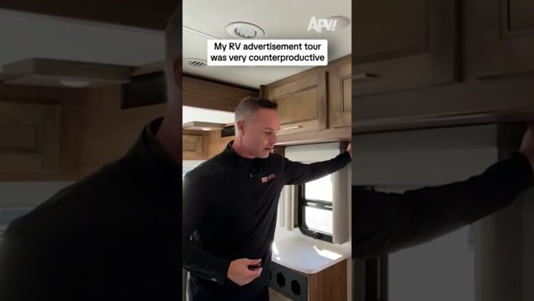 My RV advertisement tour was very counterproductive