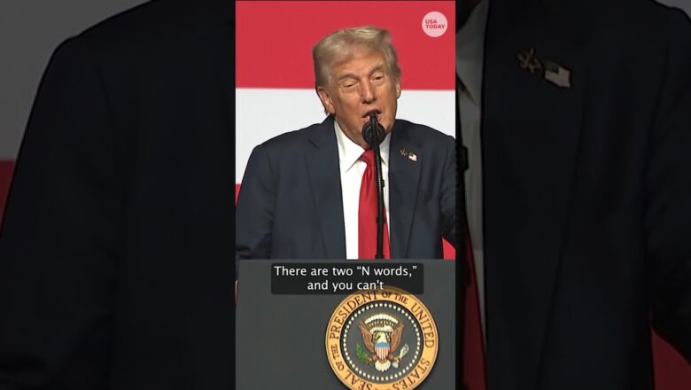 President Trump: ‘There are two N words, and you can’t use either of them’ #Shorts