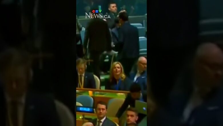 Several nations walkout before Netanyahu address