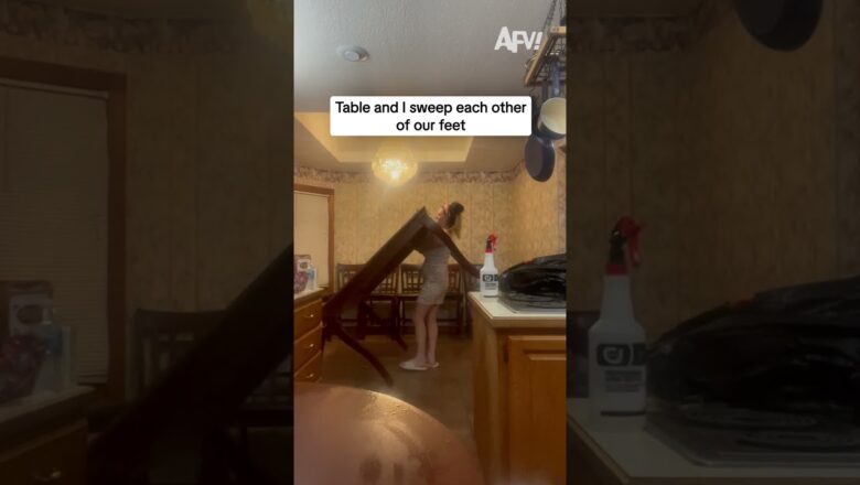 Table and I sweep each other off our feet