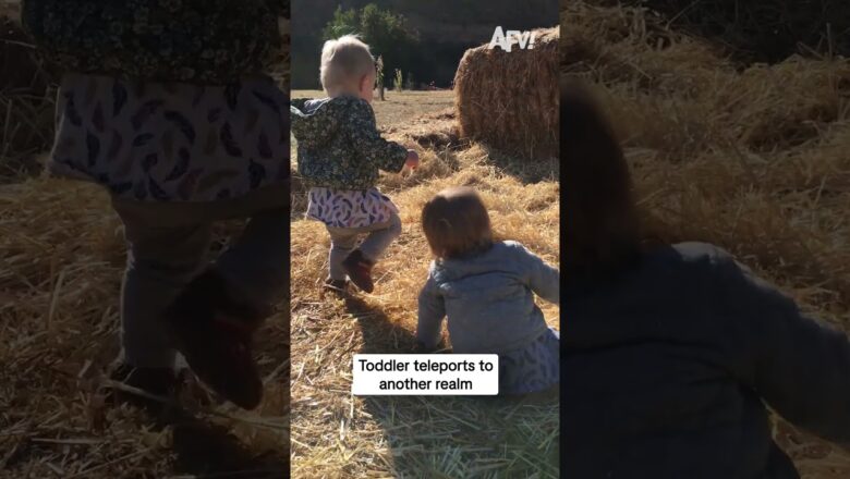 Toddler teleports to another realm