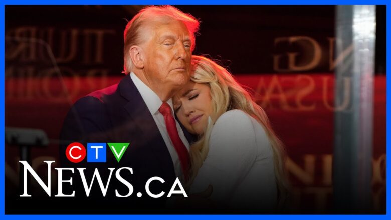 Trump hugs Erika Kirk hug at memorial service for Charlie Kirk