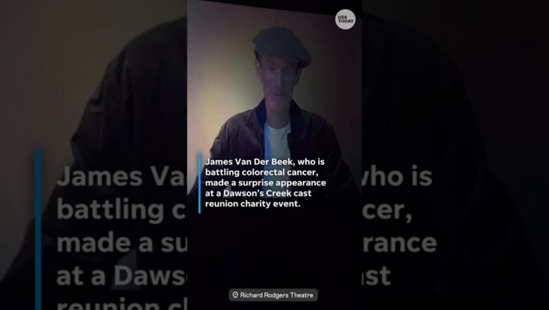 Watch: James Van Der Beek surprise at ‘Dawson’s Creek’ reunion #Shorts