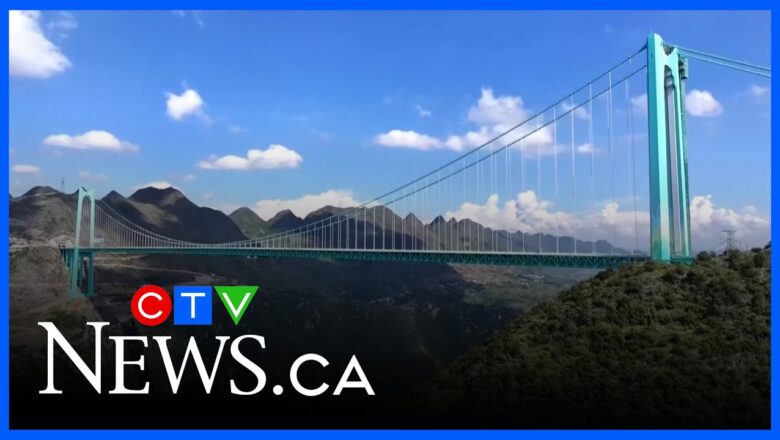 World’s tallest bridge now open to traffic in China