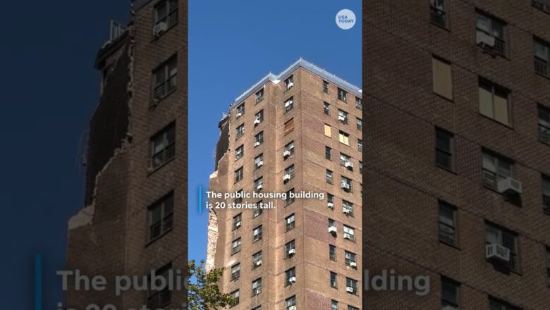 Bronx high-rise building collapse tied to possible gas explosion #Shorts