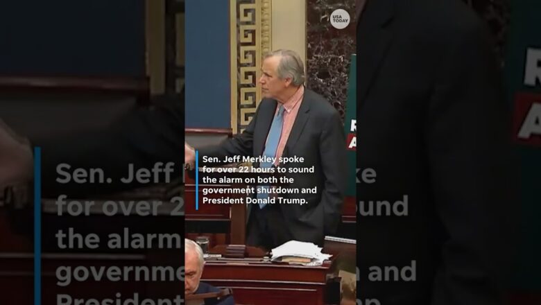 ‘Constitution is not optional’: Sen. Merkley speaks at Senate floor for over 22 hours