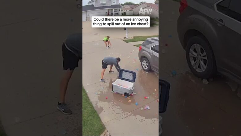 Could there be a more annoying thing to spill out of an ice chest?