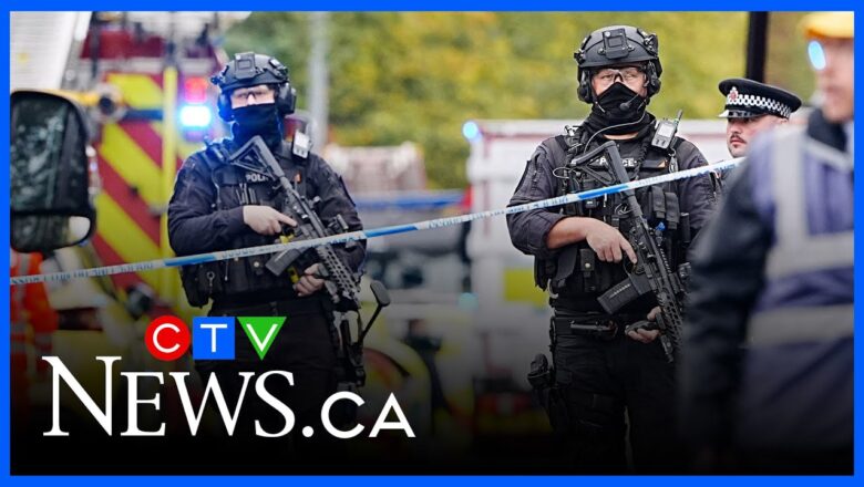 From the scene | Four people injured following incident near synagogue in Manchester