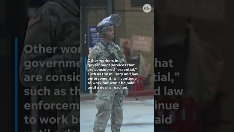 Government shutdown begins after congressional leaders failed to agree #Shorts