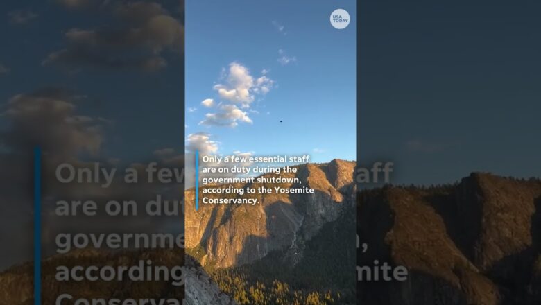 Illegal BASE jumping from Yosemite National Park amid government shutdown