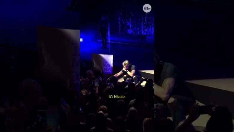 Keith Urban Nashville concert sweet moment with fans