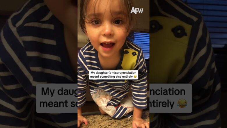 My daughter’s mispronunciation meant something different entirely 😂