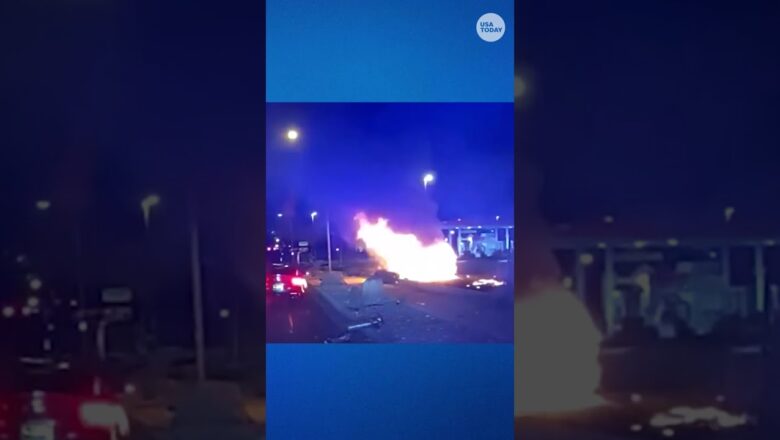 New Mexico street racing ends in fiery crash scene