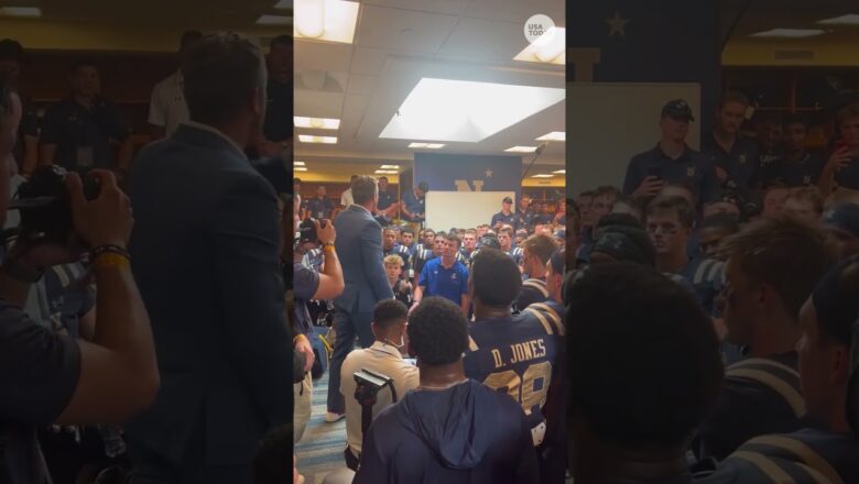 Pete Hegseth gives passionate speech to Navy football team