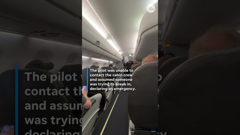 Plane makes emergency landing after knock on cockpit door, communications failure