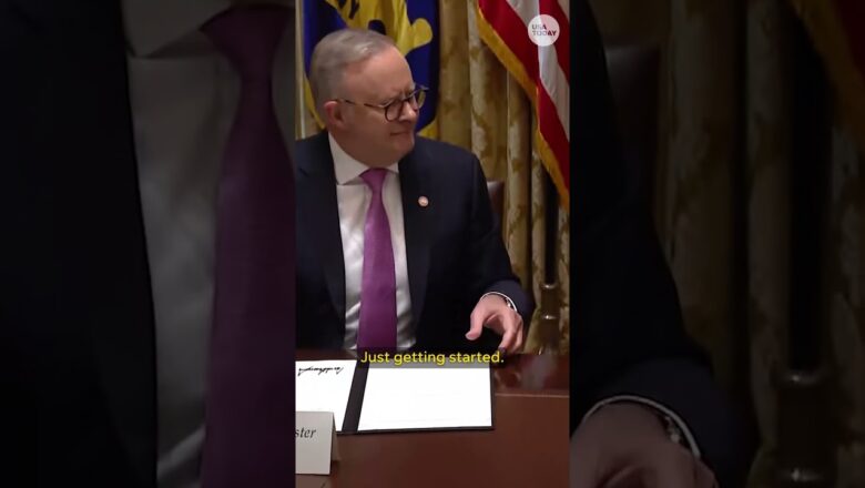 President Donald Trump, Australian PM sign a rare earths deal amid China supply concerns