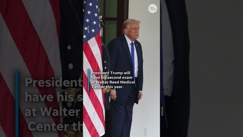 President Trump says he’s in ‘great shape’ ahead of Walter Reed physical