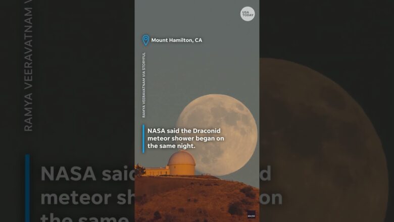 Super Harvest Moon lights up October skies