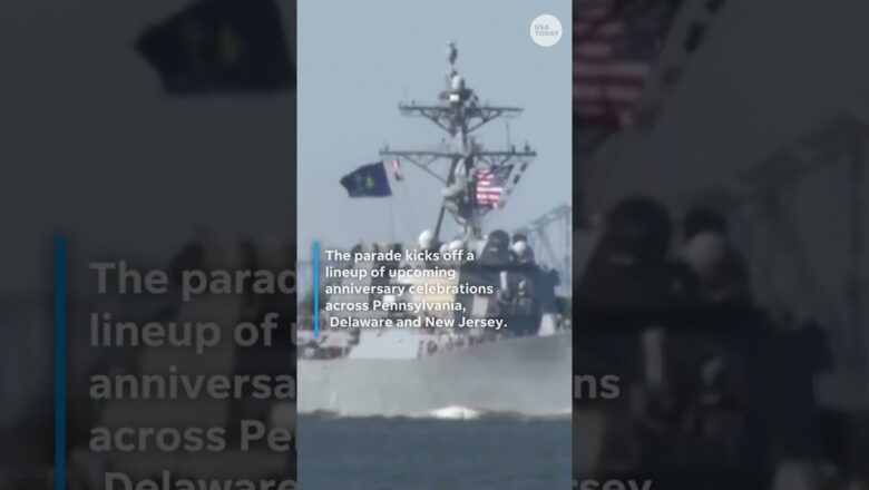 U.S. Navy and Marine Corps welcome parade of ships for 250th anniversary