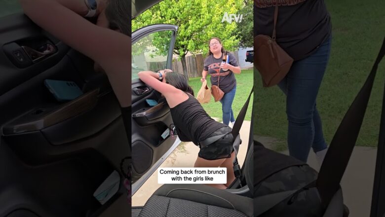 Coming back from brunch with the girls like