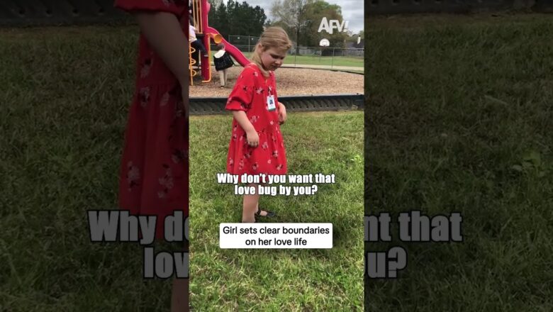 Girl sets clear boundaries on her love life