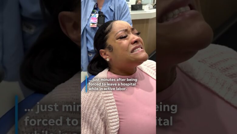 Hospital discharges pregnant woman minutes before she gives birth