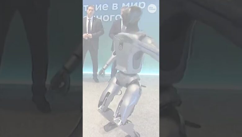 Humanoid robot dances for Vladimir Putin following other Russian bot’s fail