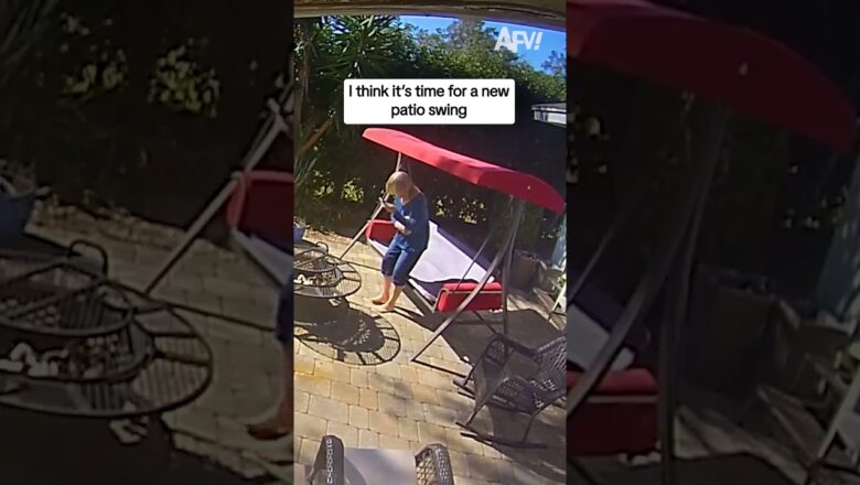 I think it’s time for a new patio swing
