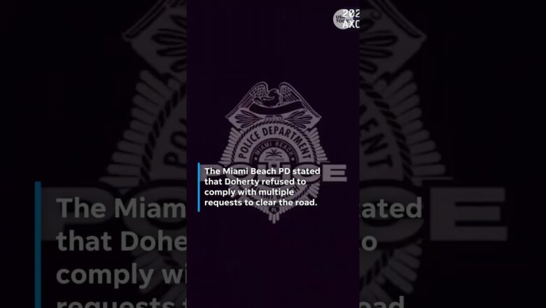 Jack Doherty arrested in Miami Beach, FL, while filming video #Shorts