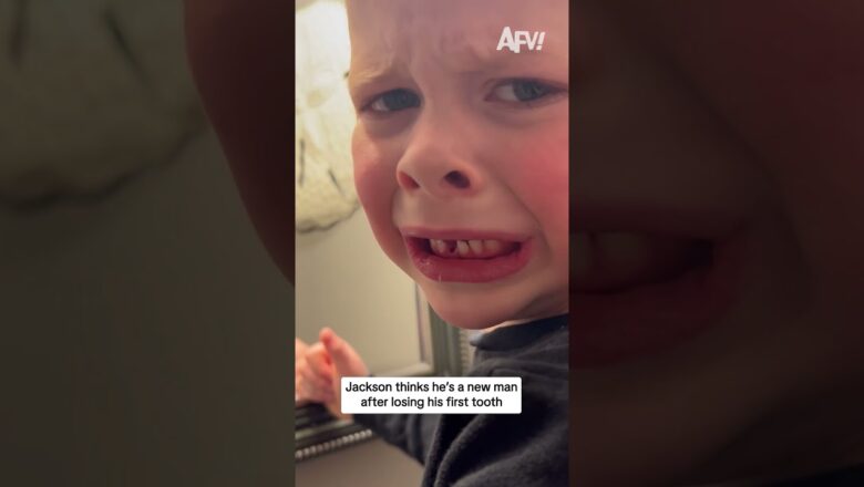 Jackson thinks he’s a new man after losing his first tooth