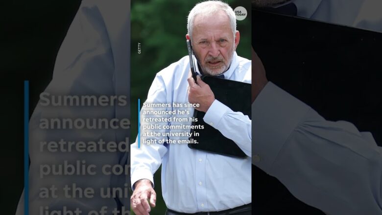 Larry Summers addresses Harvard students about his Epstein communications