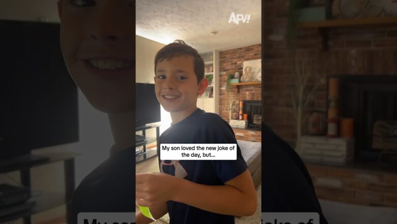 My son loved the new joke of the day, but…