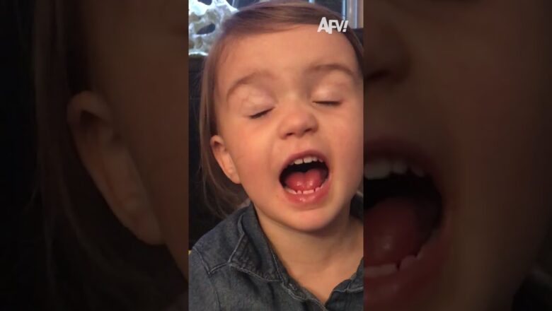 My toddler sneaks ice cubes behind her dad’s back… sort of