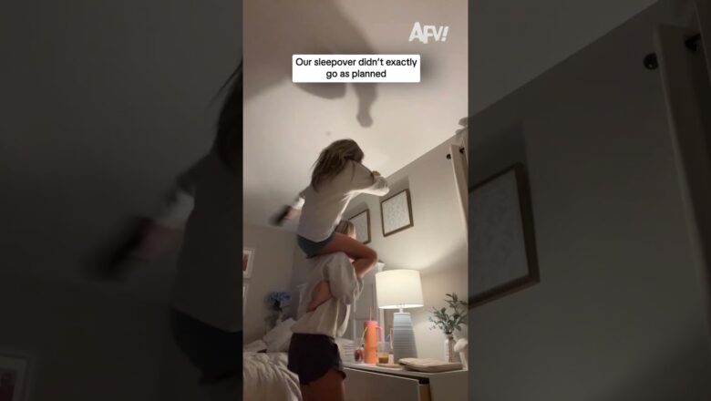 Our sleepover didn’t exactly go as planned