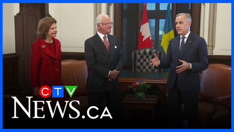 PM Carney and King Carl XVI Gustaf discuss ‘strategic partnership’ during visit