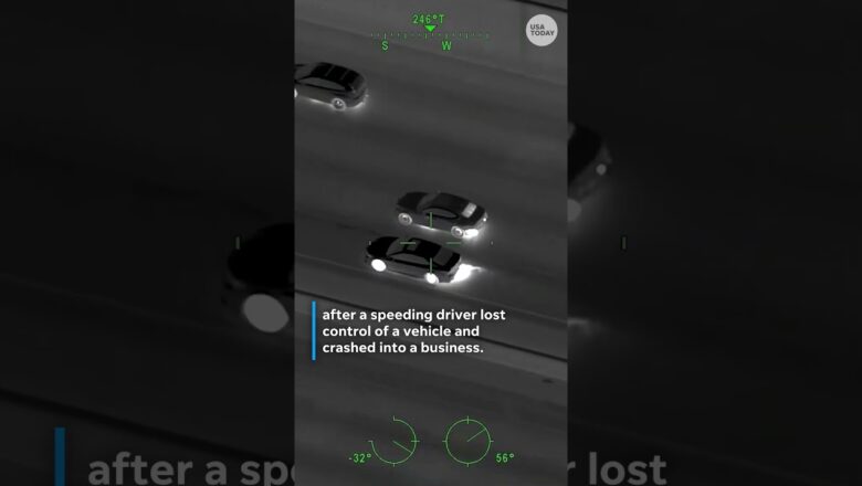 Police aerial shows speeding car before deadly Tampa crash