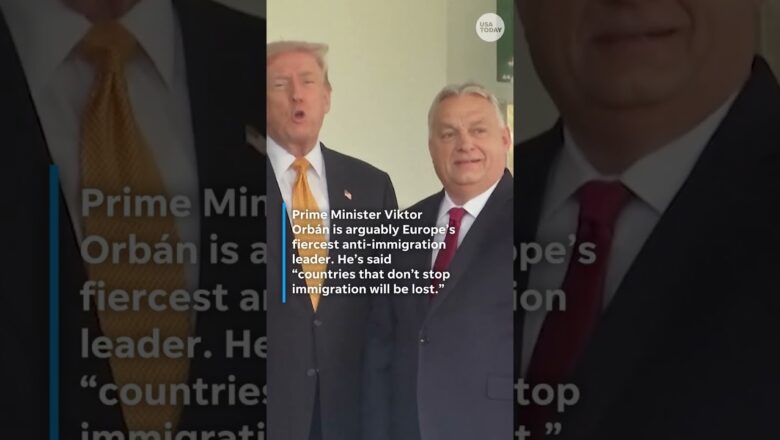 President Donald Trump praises Hungary’s Viktor Orbán, backs anti-immigration stance