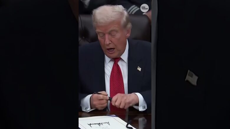 President Donald Trump signs bill after House passes, ending longest shutdown