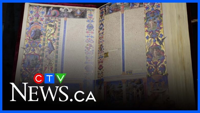 Rare Bible on display in Rome