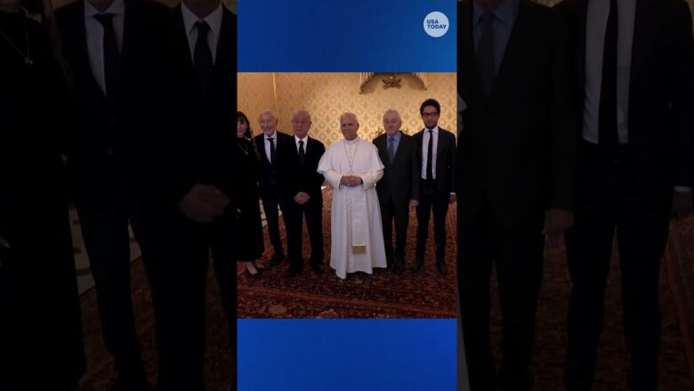 Robert De Niro, Pope Leo couldn’t stop grinning during their Vatican meeting