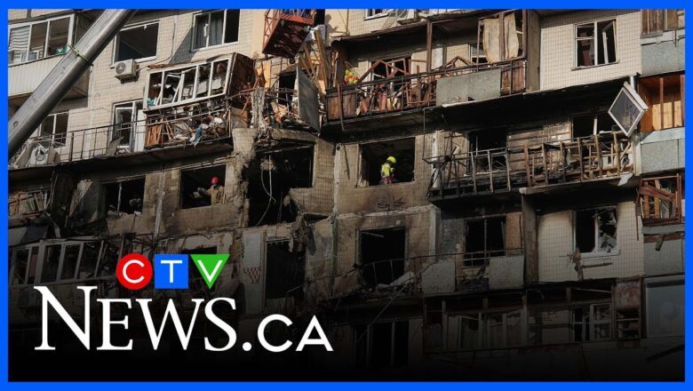 Russia launches drone and missile attack on Kyiv, six people killed