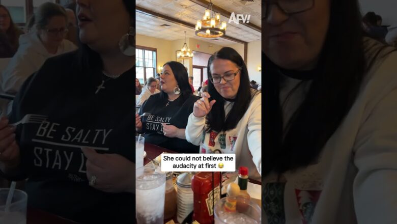 She could not believe the audacity at first ๐