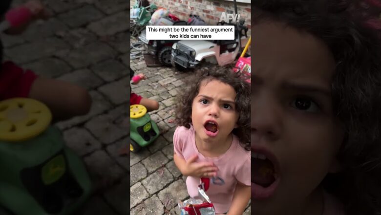 This might be the funniest argument two kids can have
